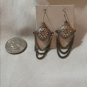 Vintage Silver Dangle Earrings